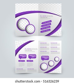 Abstract flyer design background. Brochure template. Can be used for magazine cover, business mockup, education, presentation, report.