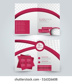 Abstract flyer design background. Brochure template. Can be used for magazine cover, business mockup, education, presentation, report.