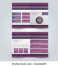 Abstract flyer design background. Brochure template. Can be used for magazine cover, business mockup, education, presentation, report.