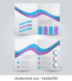 Abstract flyer design background. Brochure template. Can be used for magazine cover, business mockup, education, presentation, report.