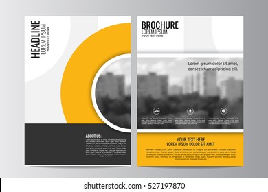 Abstract flyer design background. Brochure template.