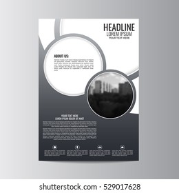 Abstract flyer design background. Brochure template.