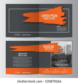 Abstract flyer design background. Brochure template.