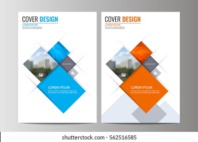 Abstract flyer design background. Brochure template.