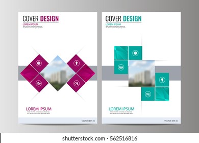 Abstract flyer design background. Brochure template.