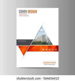 Abstract flyer design background. Brochure template.