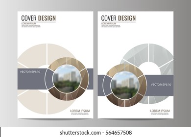 Abstract flyer design background. Brochure template.