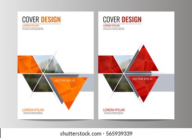 Abstract flyer design background. Brochure template.