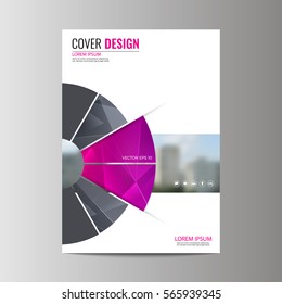 Abstract flyer design background. Brochure template.