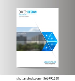 Abstract flyer design background. Brochure template.