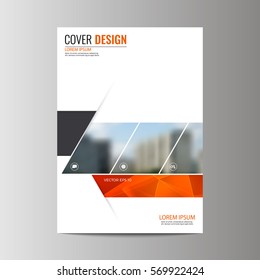 Abstract flyer design background. Brochure template.