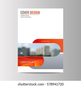 Abstract flyer design background. Brochure template.