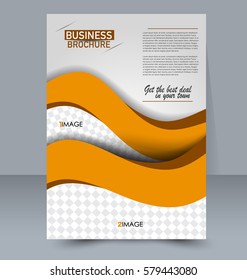 Abstract flyer design background. Brochure template. For magazine cover, business mockup, education, presentation, report. Vector illustration. Pink color.