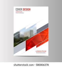 Abstract flyer design background. Brochure template.