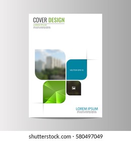 Abstract flyer design background. Brochure template.