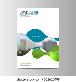 Abstract flyer design background. Brochure template.