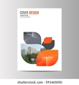 Abstract flyer design background. Brochure template.