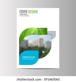 Abstract flyer design background. Brochure template.