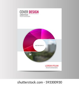 Abstract flyer design background. Brochure template.
