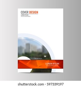 Abstract flyer design background. Brochure template.