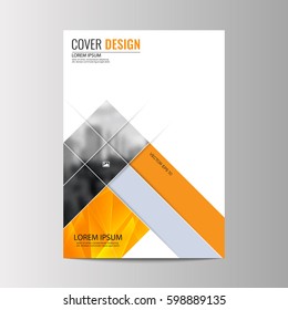Abstract flyer design background. Brochure template.