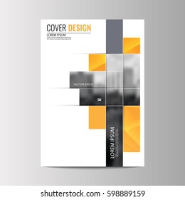 Abstract flyer design background. Brochure template.