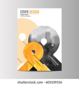 Abstract flyer design background. Brochure template.