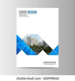 Abstract flyer design background. Brochure template.