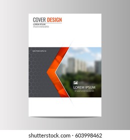 Abstract flyer design background. Brochure template.