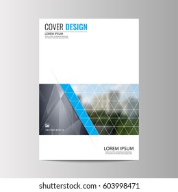 Abstract flyer design background. Brochure template.