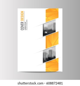 Abstract flyer design background. Brochure template.