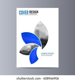 Abstract flyer design background. Brochure template.