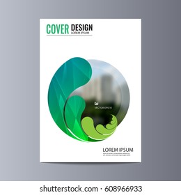 Abstract flyer design background. Brochure template.