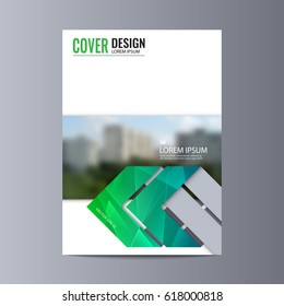Abstract flyer design background. Brochure template.