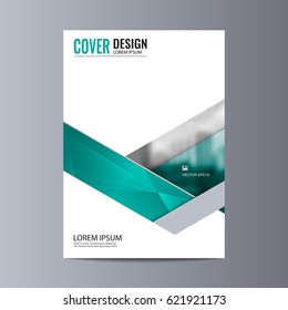Abstract flyer design background. Brochure template.