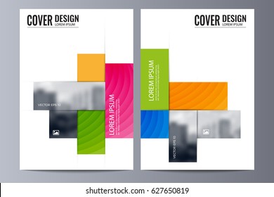 Abstract flyer design background. Brochure template.