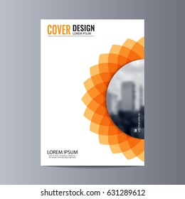Abstract flyer design background. Brochure template.