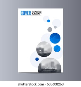 Abstract flyer design background. Brochure template.