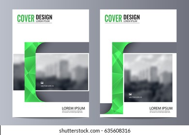 Abstract flyer design background. Brochure template.