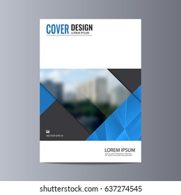 Abstract flyer design background. Brochure template.