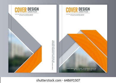 Abstract flyer design background. Brochure template.