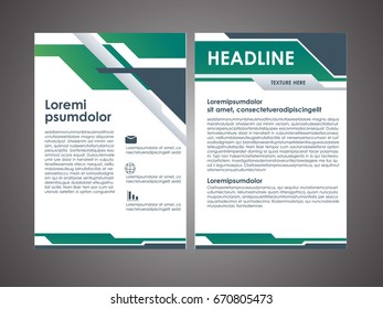 Abstract flyer design background. Brochure template. For magazine cove