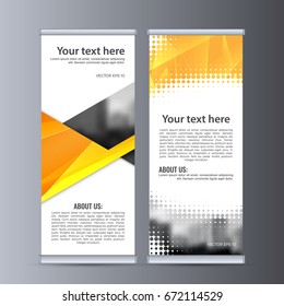Abstract flyer design background. Brochure template. Can be used for magazine cover, business mockup, education, presentation, report. a4 size with editable elements. EPS 10.