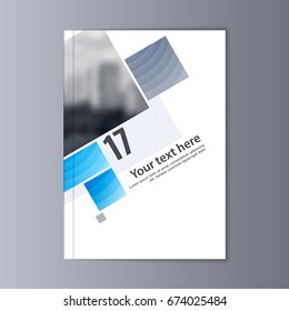 Abstract flyer design background. Brochure template.