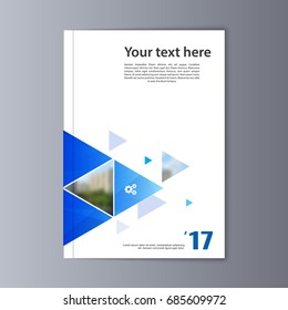 Abstract flyer design background. Brochure template.