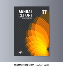 Abstract flyer design background. Brochure template.