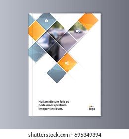 Abstract flyer design background. Brochure template.