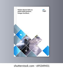 Abstract flyer design background. Brochure template.