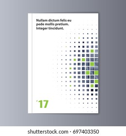 Abstract flyer design background. Brochure template.