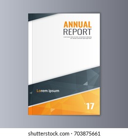 Abstract flyer design background. Brochure template. Can be used for magazine cover, business mockup, education, presentation, report. a4 size with editable elements. EPS 10.